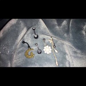 Belly button rings ($5 each)